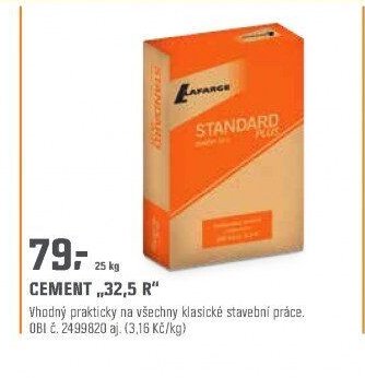 CEMENT „32,5 R“ - OBI akcniletaky.com
