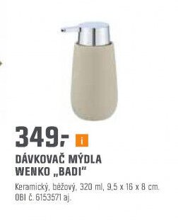 DÁVKOVAČ MÝDLA WENKO „BADI“ - OBI akcniletaky.com