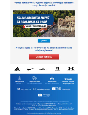 akční leták Sportisimo 1.3.2022-6.3.2022