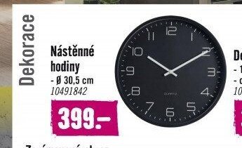 Nástěnné hodiny - Hornbach akcniletaky.com