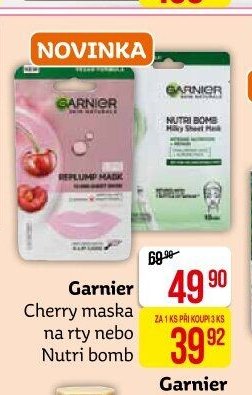 Garnier Cherry maska na rty nebo Nutri bomb