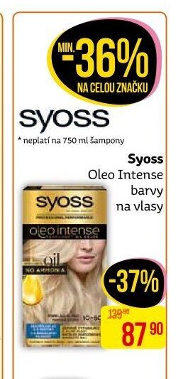 Syoss Oleo Intense barvy na vlasy
