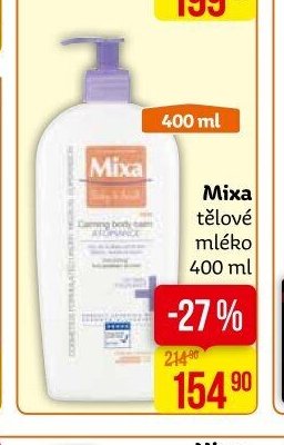 Mixa tělové mléko 400 ml