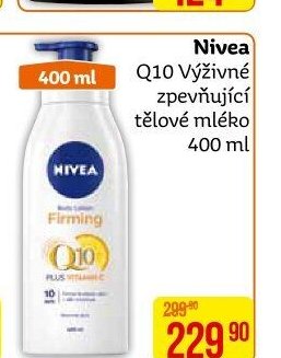 Nivea Q10 Výživné zpevňující tělové mléko 400 ml