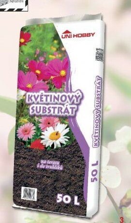 Květinový substrát - UNI HOBBY akcniletaky.com