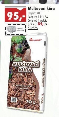 Mulčovací kůra - UNI HOBBY akcniletaky.com