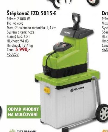 Štěpkovač FZD 5015-E - UNI HOBBY akcniletaky.com