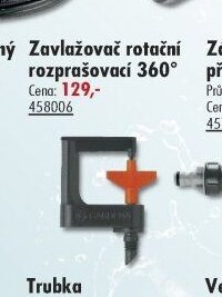 Zavlažovač rotační rozprašovací 360° - UNI HOBBY akcniletaky.com