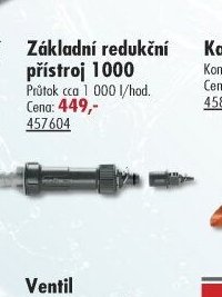 Základní redukční přístroj 1000 - UNI HOBBY akcniletaky.com