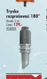 Tryska rozprašovací 180° - UNI HOBBY akcniletaky.com