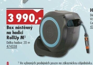 Box nástěnný na hadici RollUp M - UNI HOBBY akcniletaky.com