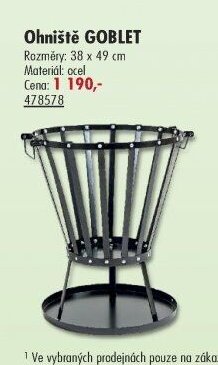 Ohniště GOBLET - UNI HOBBY akcniletaky.com