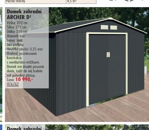 Domek zahradní ARCHER D - UNI HOBBY akcniletaky.com