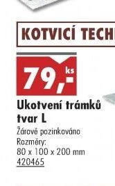 Ukotvení trámků tvar L - UNI HOBBY akcniletaky.com
