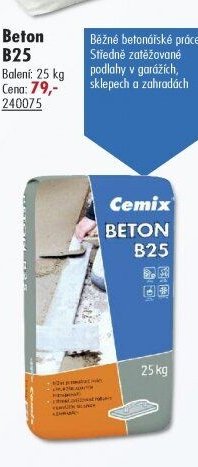 Beton B25 - UNI HOBBY akcniletaky.com