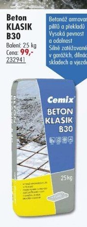 Beton KLASIK B30 - UNI HOBBY akcniletaky.com