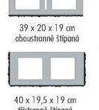 Oboustranně štípaná 39 x 20 x 19 cm - UNI HOBBY akcniletaky.com