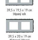 Štípaný roh 39,5 x 19,5 x 19 cm - UNI HOBBY akcniletaky.com