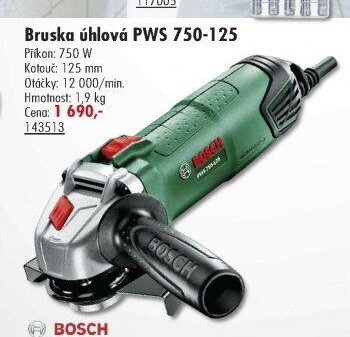 Bruska úhlová PWS 750-125 - UNI HOBBY akcniletaky.com