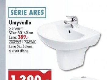 Umyvadlo Série Ares - UNI HOBBY akcniletaky.com