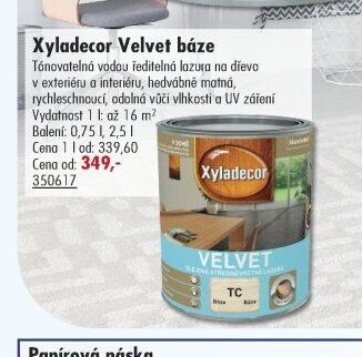 Xyladecor Velvet báze - UNI HOBBY akcniletaky.com