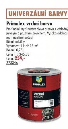 Primalex vrchní barva - UNI HOBBY akcniletaky.com