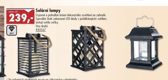 Solární lampy - UNI HOBBY akcniletaky.com
