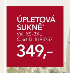 ÚPLETOVÁ SUKNĚ*