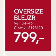 OVERSIZE BLEJZR
