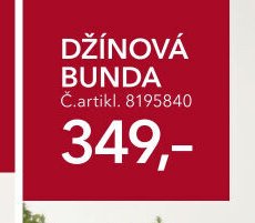 Džínová bunda