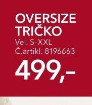 Oversize tričko