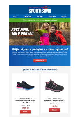 akční leták Sportisimo 3.3.2022-8.3.2022