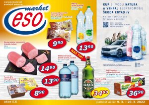 akční leták ESO MARKET 9.3.2022-20.3.2022