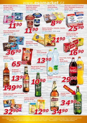 akční leták ESO MARKET 9.3.2022-20.3.2022