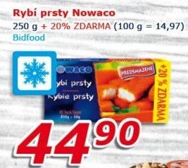 Rybí prsty předsmažené mražené Nowaco
