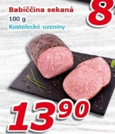Sekaná babiččina Kostelecké uzeniny