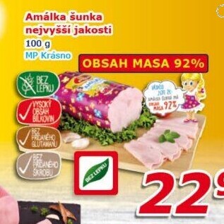 Šunka Amálka nejvyšší jakosti Krásno
