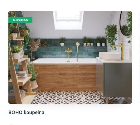 BOHO koupelna