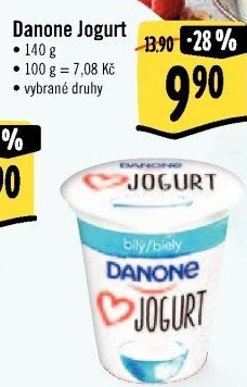 Bílý jogurt Danone