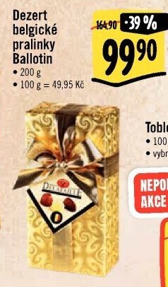 Bonboniéra Pralinky belgické Delafaille
