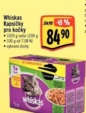 Kapsičky pro kočky Whiskas