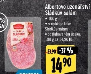 Sládkův salám Albertovo uzenářství