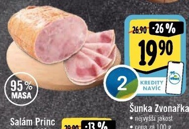 Šunka Zvonařka nejvyšší jakosti