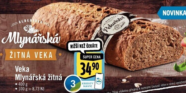 Veka Mlynářská žitná Albert