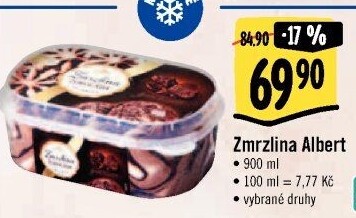 Zmrzlina ve vaničce Albert