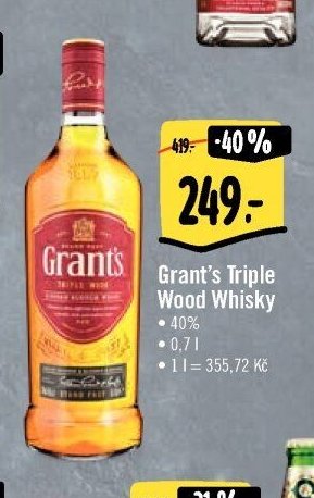Grant's Triple Wood Whisky