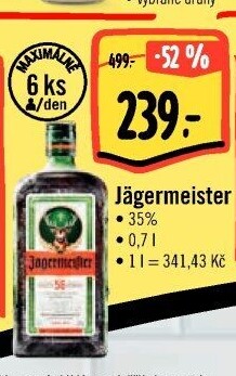 Bylinný likér Jägermeister