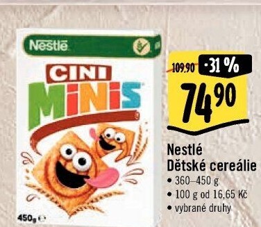 Cereálie Nestlé
