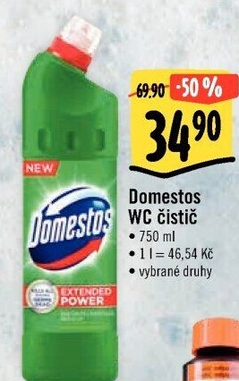 Čistič WC gelový Domestos