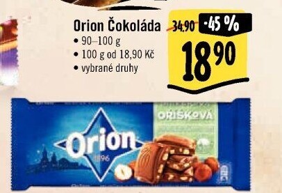 Čokoláda Orion